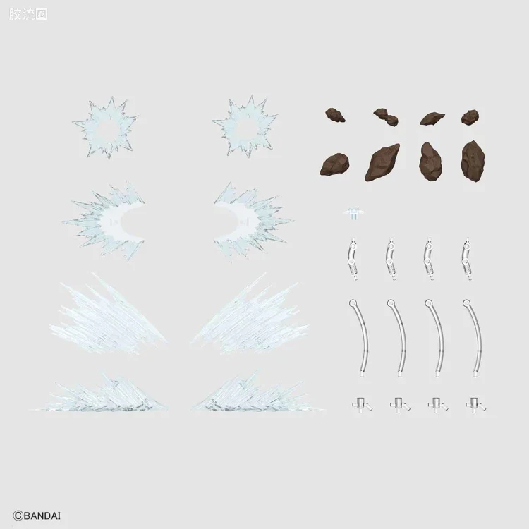 Figure-rise系列&其它万代人形拼装综合 Figure-rise Effect系列 冲击波 白色 - 图片