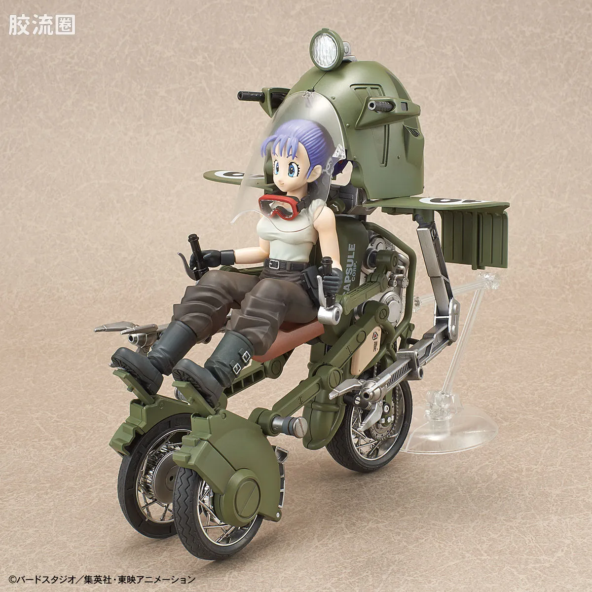 Figure-rise系列&其它万代人形拼装综合 Figure-rise Mechanics 布尔玛可变式No.19摩托车 - 图片