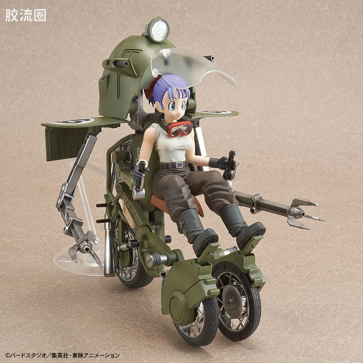 Figure-rise系列&其它万代人形拼装综合 Figure-rise Mechanics 布尔玛可变式No.19摩托车 - 图片