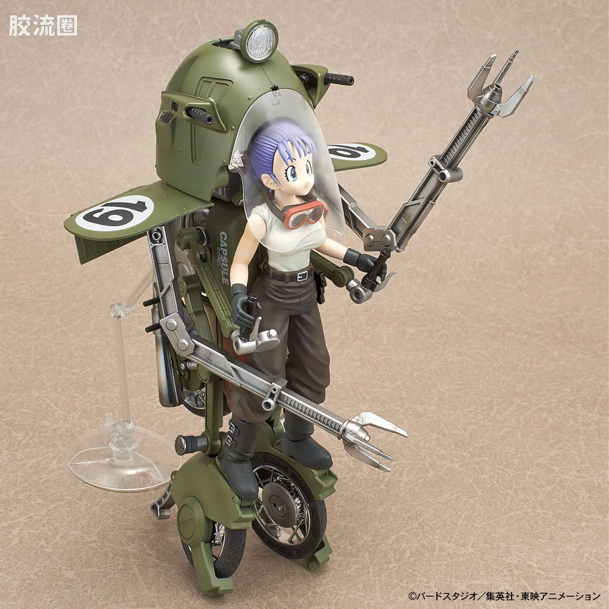 Figure-rise系列&其它万代人形拼装综合 Figure-rise Mechanics 布尔玛可变式No.19摩托车 - 图片