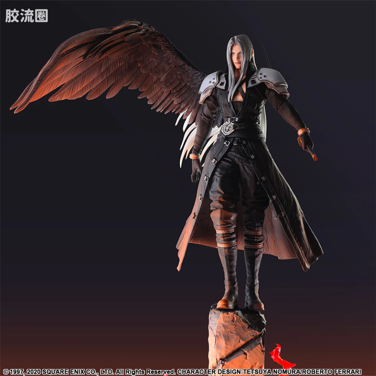 SQUARE ENIX 手办系列 Static Arts系列 PS4/PS5<最终幻想7 重生>收藏版附录 萨菲罗斯 - 图片