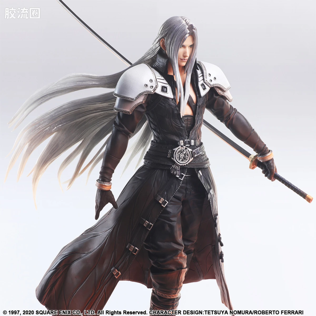 SQUARE ENIX 手办系列 Static Arts系列 PS4/PS5<最终幻想7 重生>收藏版附录 萨菲罗斯 - 图片