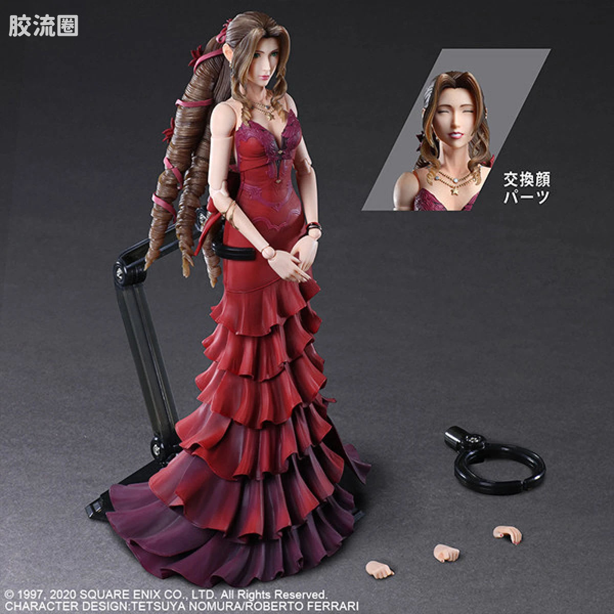 PlayArts改 最终幻想 最终幻想7 重制版 爱丽丝·盖恩斯巴勒 -礼服Ver.- - 图片