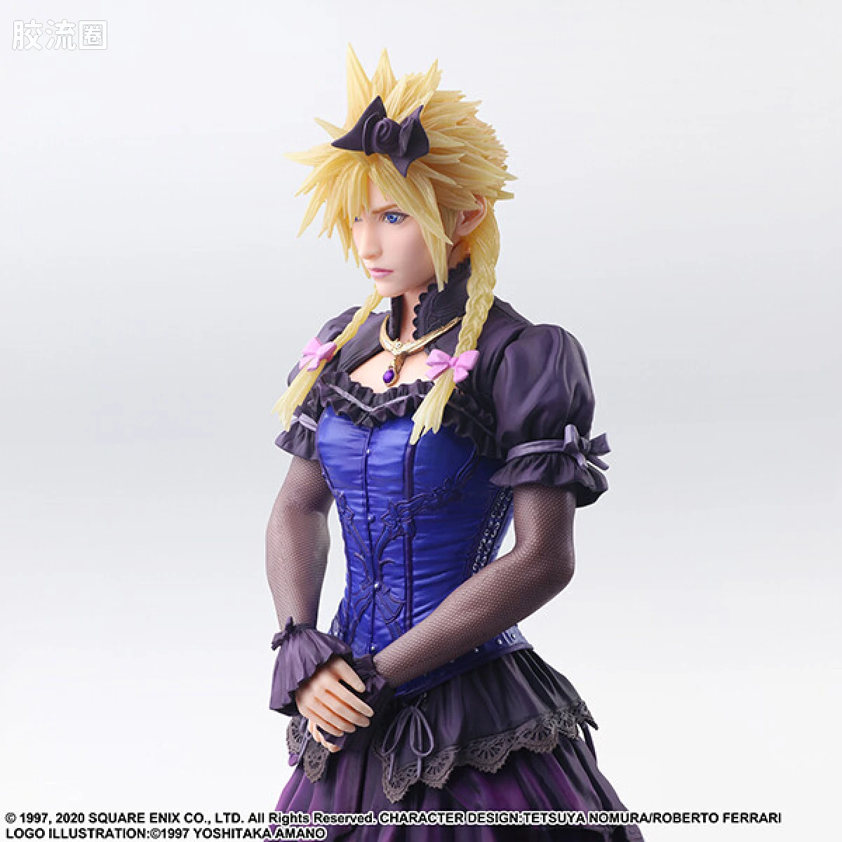 SQUARE ENIX 手办系列 Static Arts系列 克劳德·斯特莱夫 -裙子Ver.- - 图片