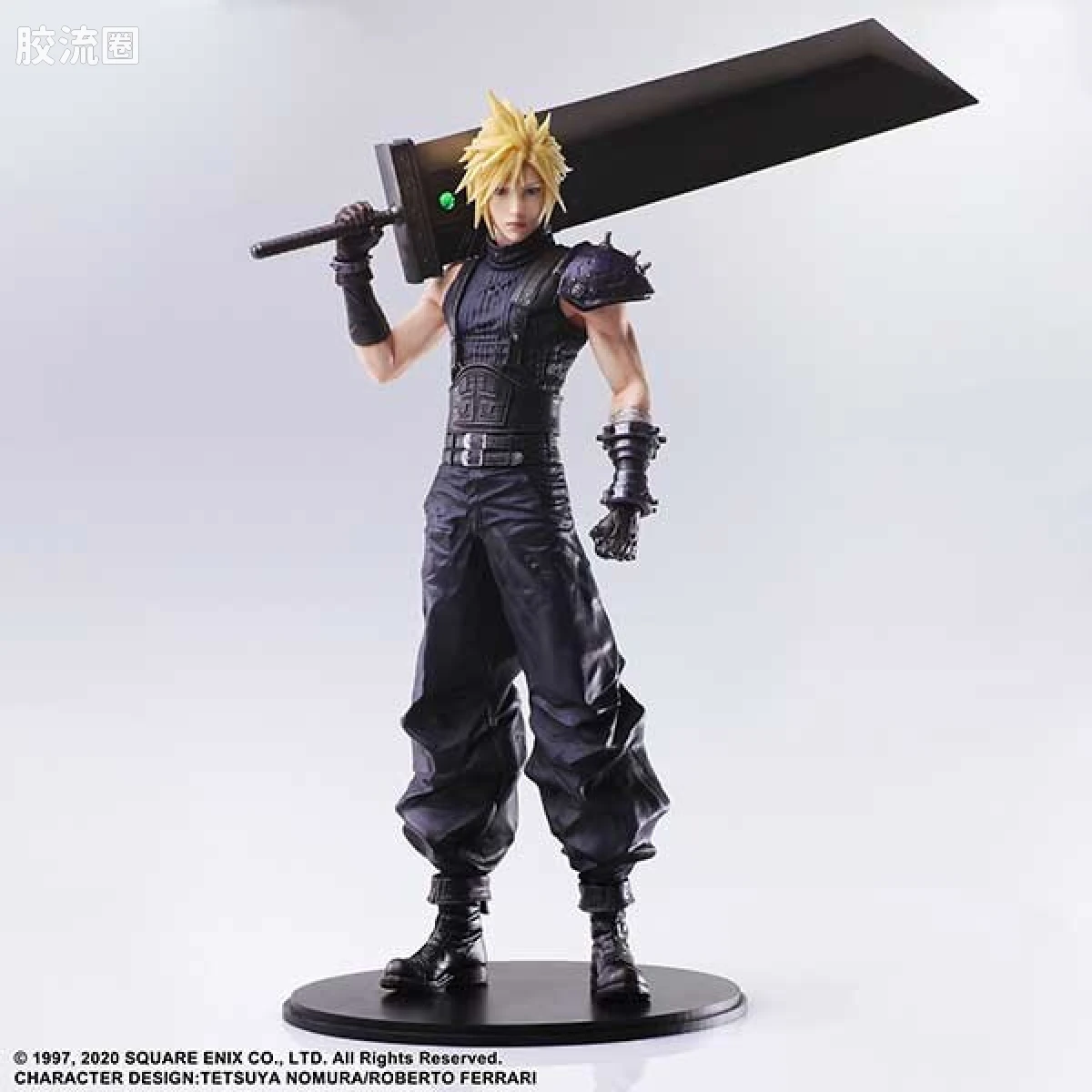 SQUARE ENIX 手办系列 Static Arts系列 克劳德·史特莱夫 FF7重制版Ver. - 图片