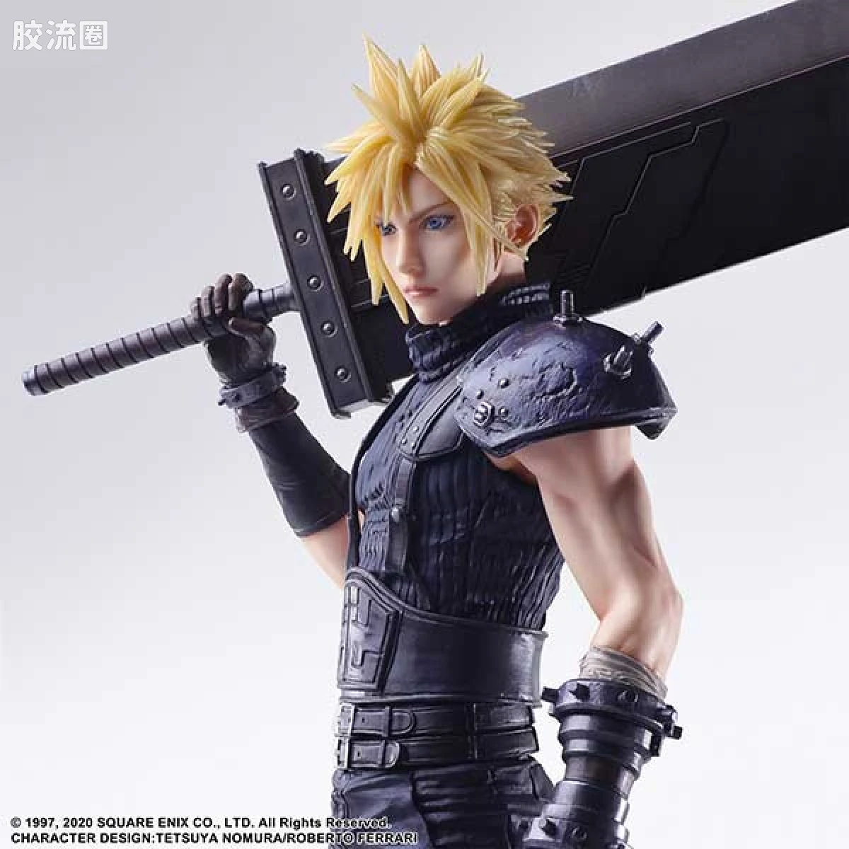 SQUARE ENIX 手办系列 Static Arts系列 克劳德·史特莱夫 FF7重制版Ver. - 图片