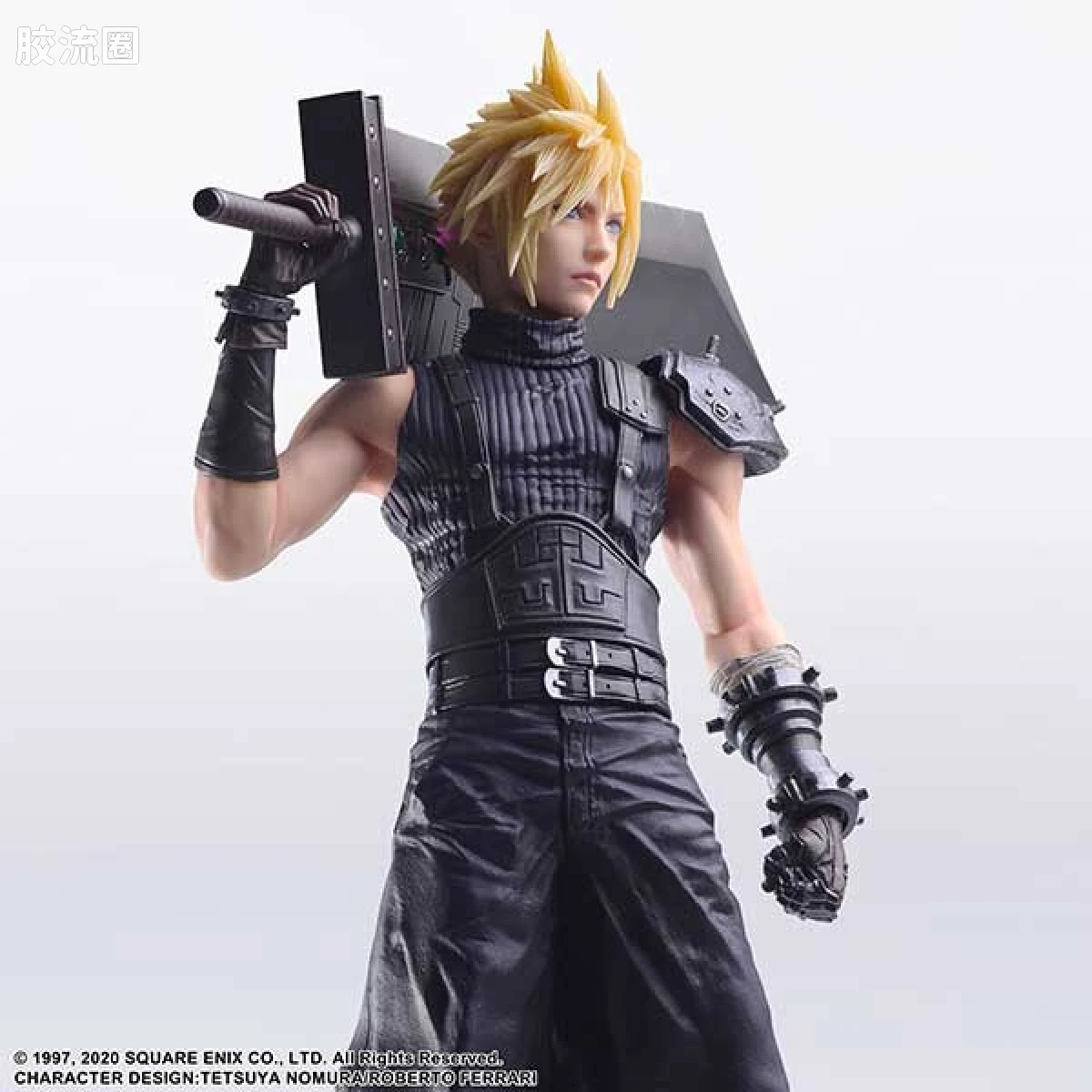 SQUARE ENIX 手办系列 Static Arts系列 克劳德·史特莱夫 FF7重制版Ver. - 图片