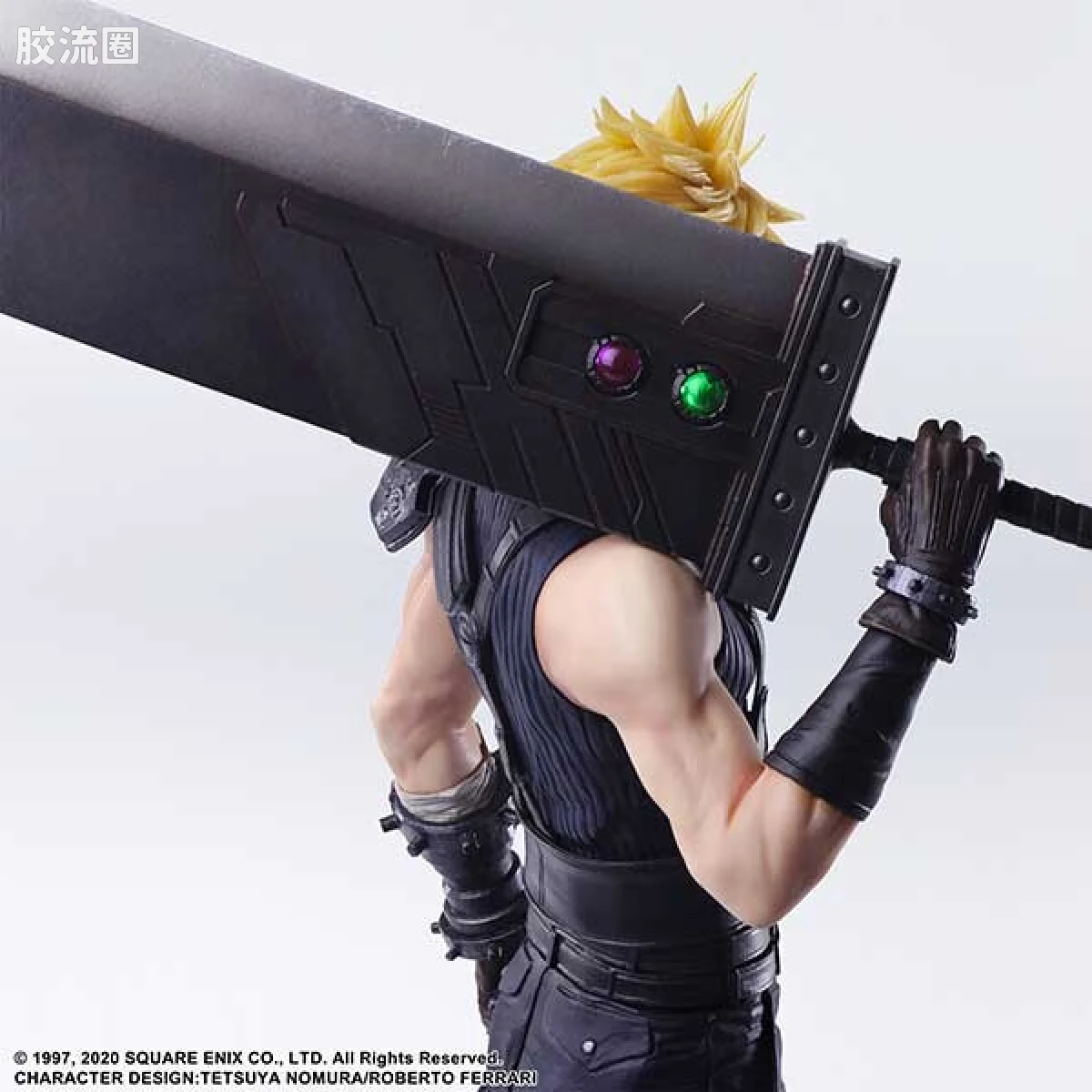 SQUARE ENIX 手办系列 Static Arts系列 克劳德·史特莱夫 FF7重制版Ver. - 图片