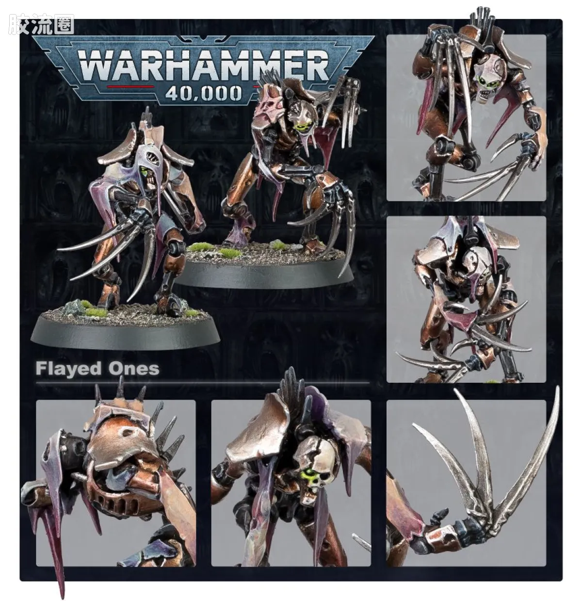 战锤40K Necron 太空死灵 9版 剥皮者 - 图片