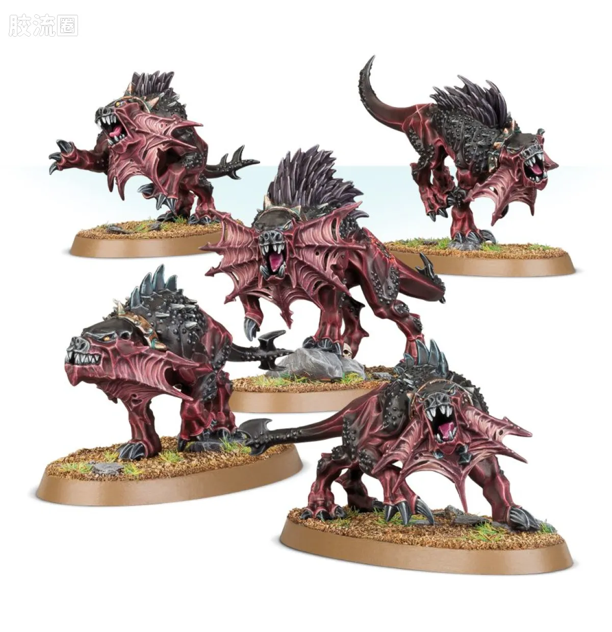 战锤40K Chaos Daemons 混沌恶魔 8版 恐虐 血肉猎犬 - 图片
