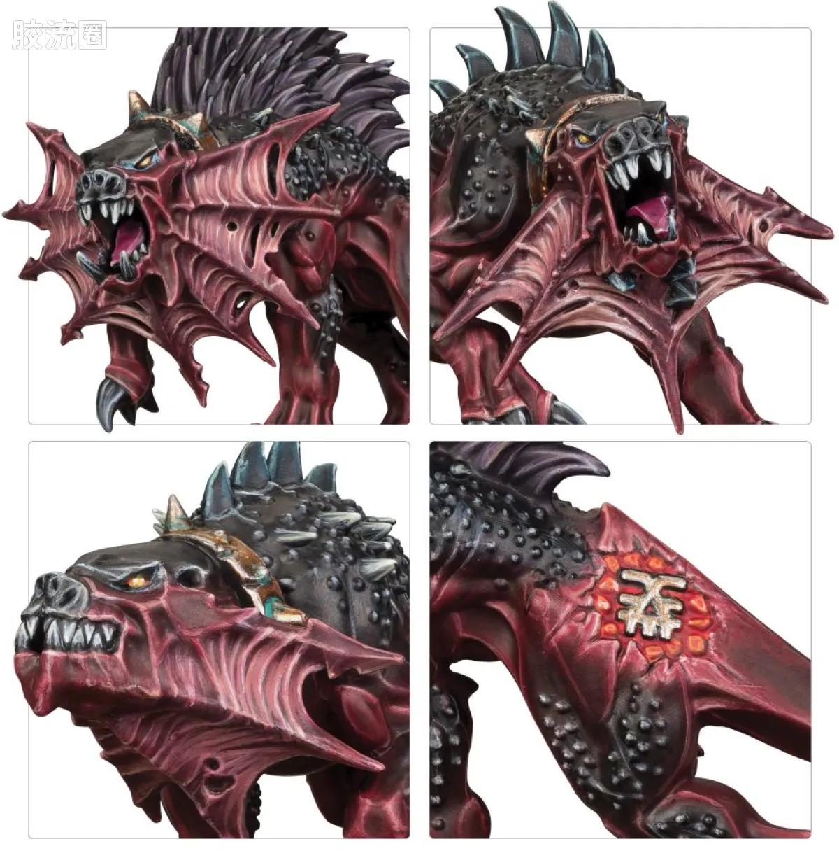 战锤40K Chaos Daemons 混沌恶魔 8版 恐虐 血肉猎犬 - 图片
