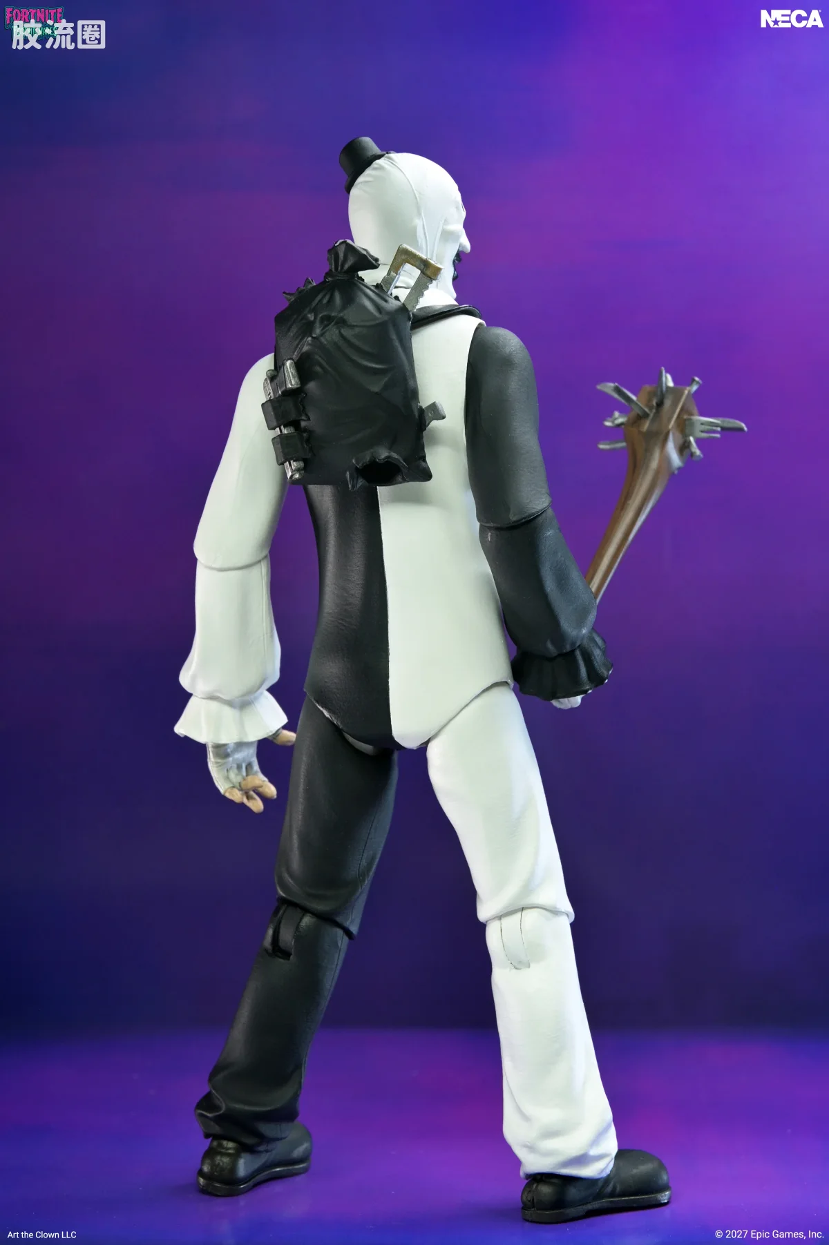 NECA 7寸可动人形系列 终极版/豪华版 电影系列 《堡垒之夜》×《断魂小丑》 - 堡垒噩梦系列 小丑阿特 - 图片