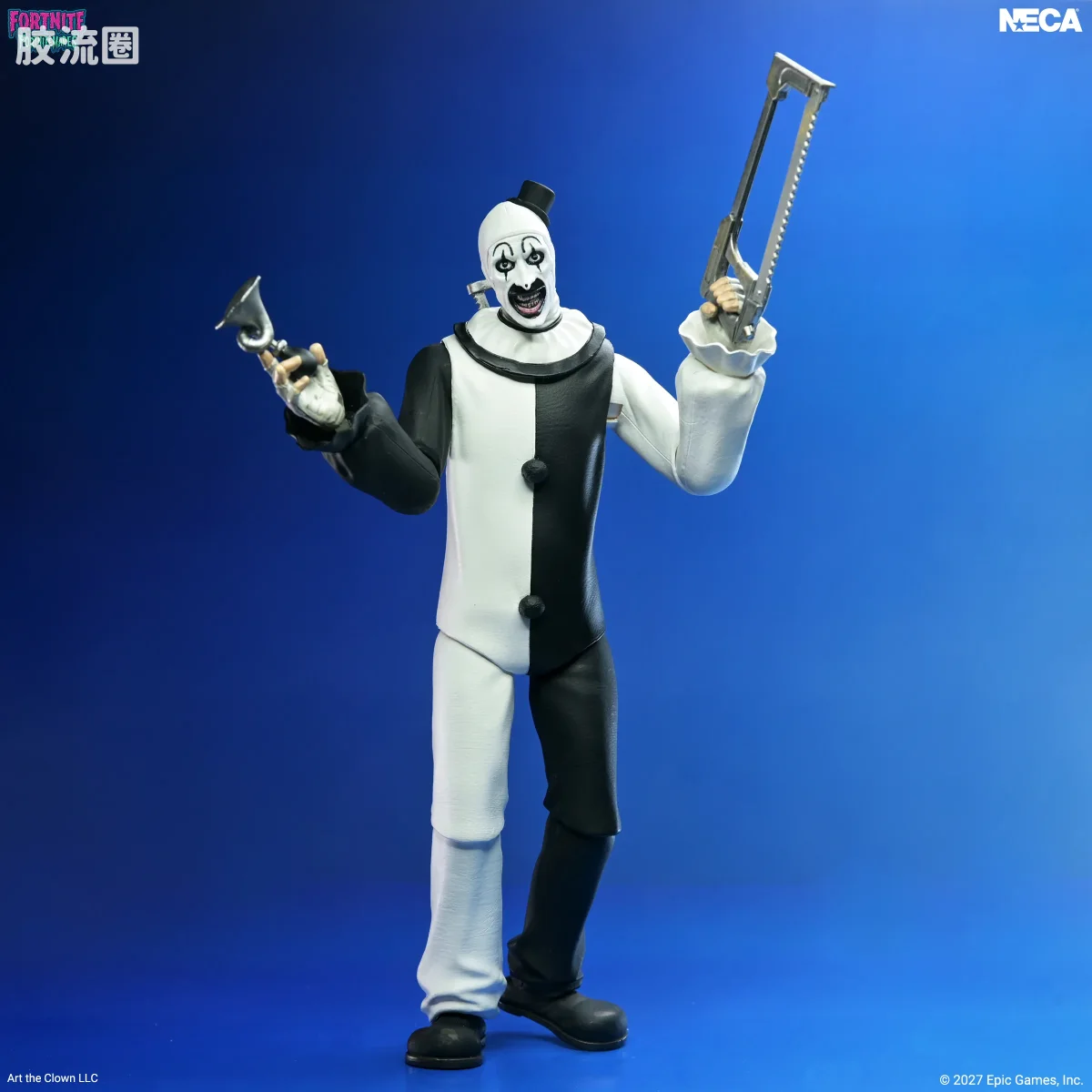 NECA 7寸可动人形系列 终极版/豪华版 电影系列 《堡垒之夜》×《断魂小丑》 - 堡垒噩梦系列 小丑阿特 - 图片
