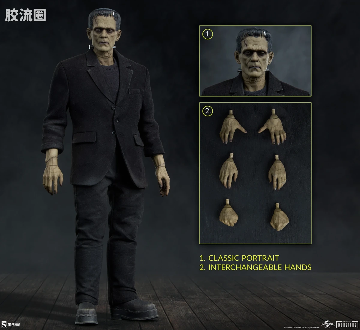 sideshow1比6可动人偶系列 普通版 科学怪人 - 图片