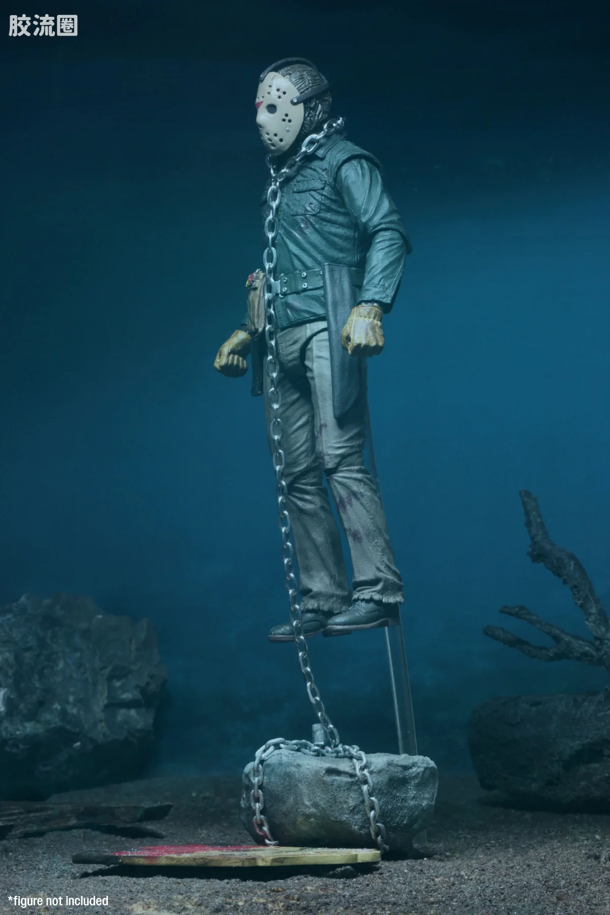 NECA 7寸可动人形系列 场景系列 电影 十三号星期五 水晶湖场景 - 图片