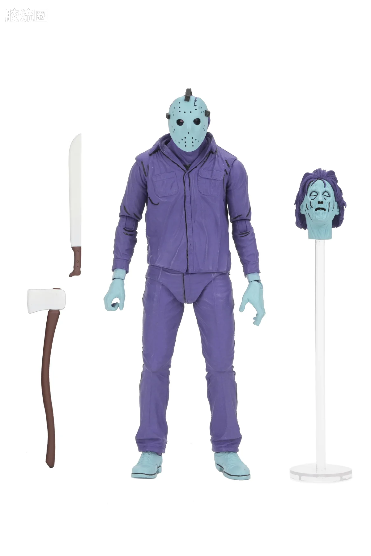 NECA 7寸可动人形系列 终极版/豪华版 游戏系列 十三号星期五 经典电子游戏版杰森 - 图片