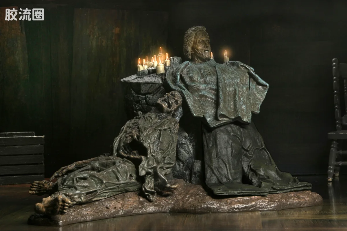 NECA 7寸可动人形系列 场景系列 十三号星期五：游戏 帕梅拉神龛 - 图片