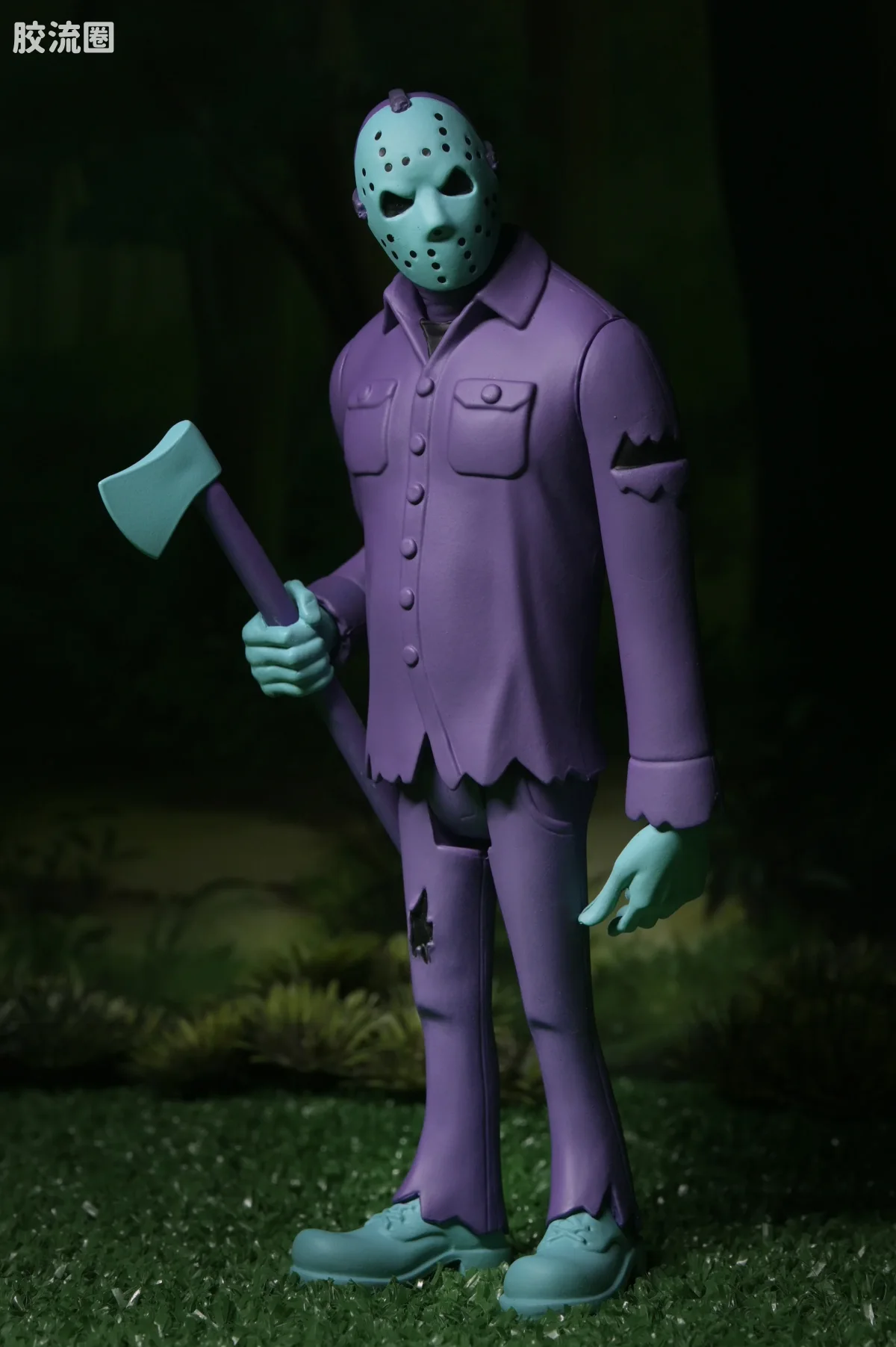 NECA 7寸可动人形系列 Toony Terrors/微小的恐怖系列 十三号星期五：游戏 复古杰森 - 图片