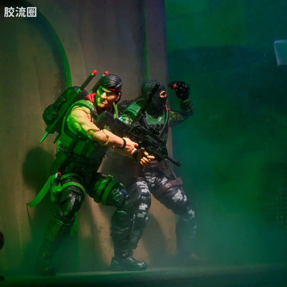 孩之宝 特种部队系列 夜袭部队 桥头堡&旋风腿 - 图片