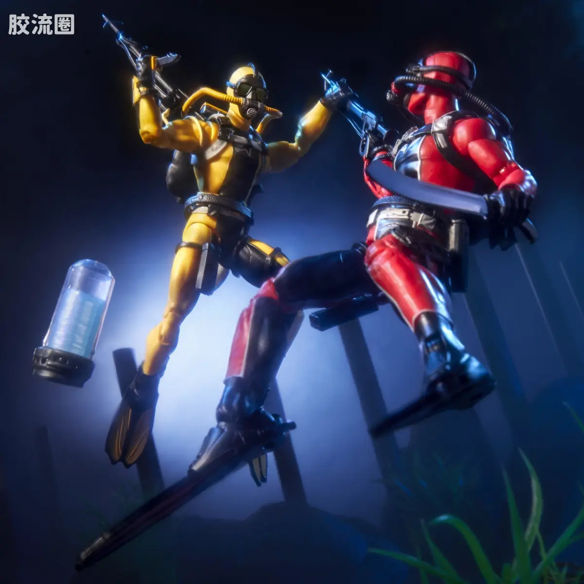 孩之宝 特种部队系列 机密 双人盒装系列 特种部队潜水员VS眼镜蛇潜水员 - 图片