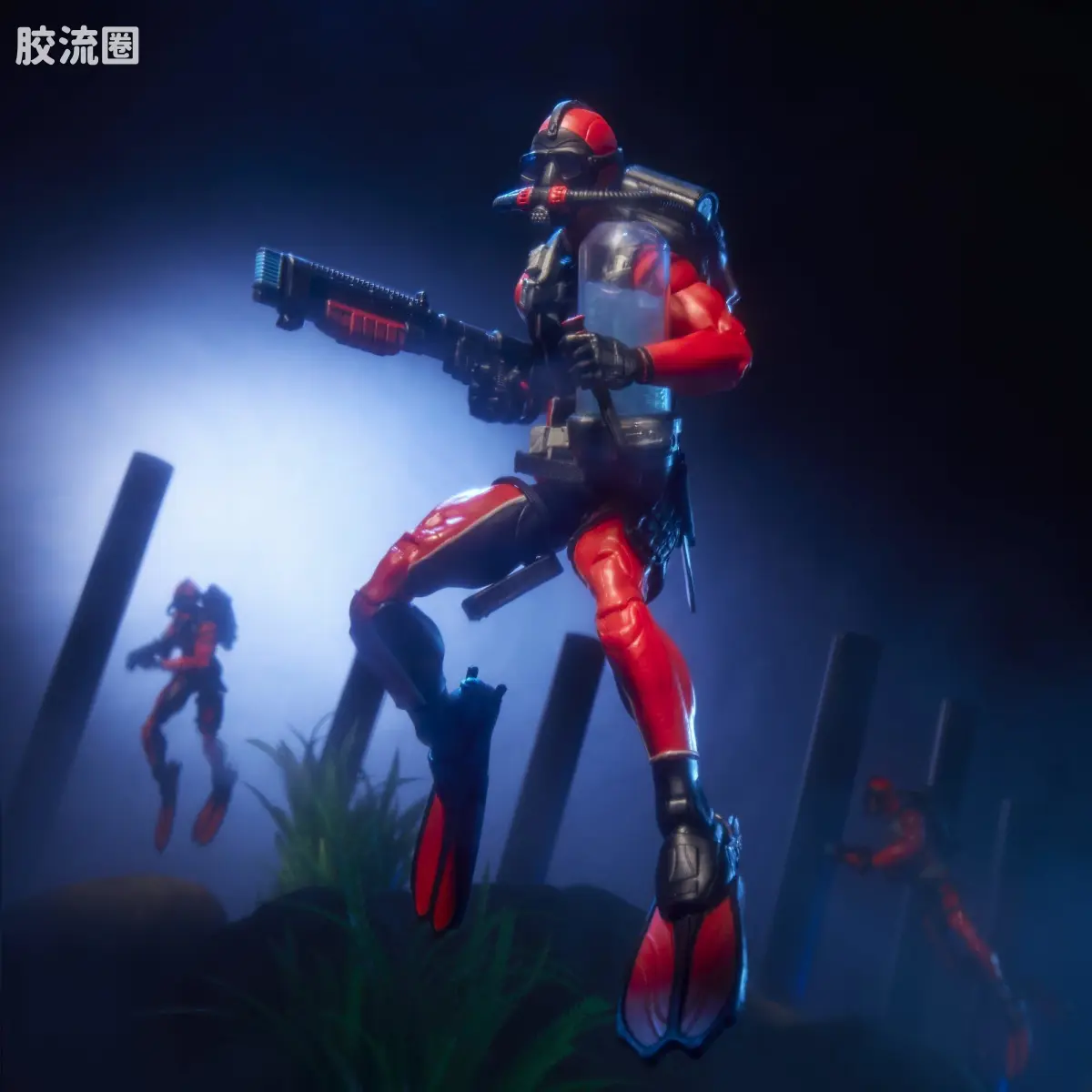 孩之宝 特种部队系列 机密 双人盒装系列 特种部队潜水员VS眼镜蛇潜水员 - 图片