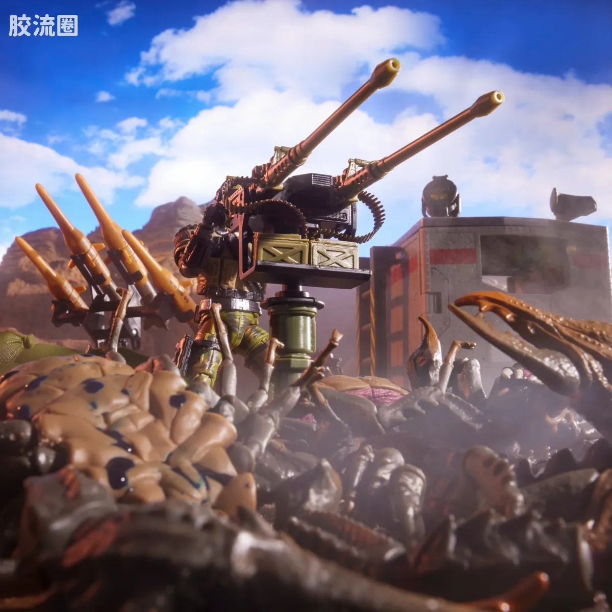 孩之宝 特种部队系列 机密 豪华版系列 钢铁劲旅哨兵&防御单元 - 图片
