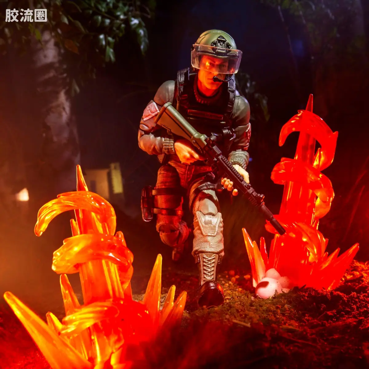 孩之宝 特种部队系列 机密 豪华版系列 霍克&MMS导弹 - 图片