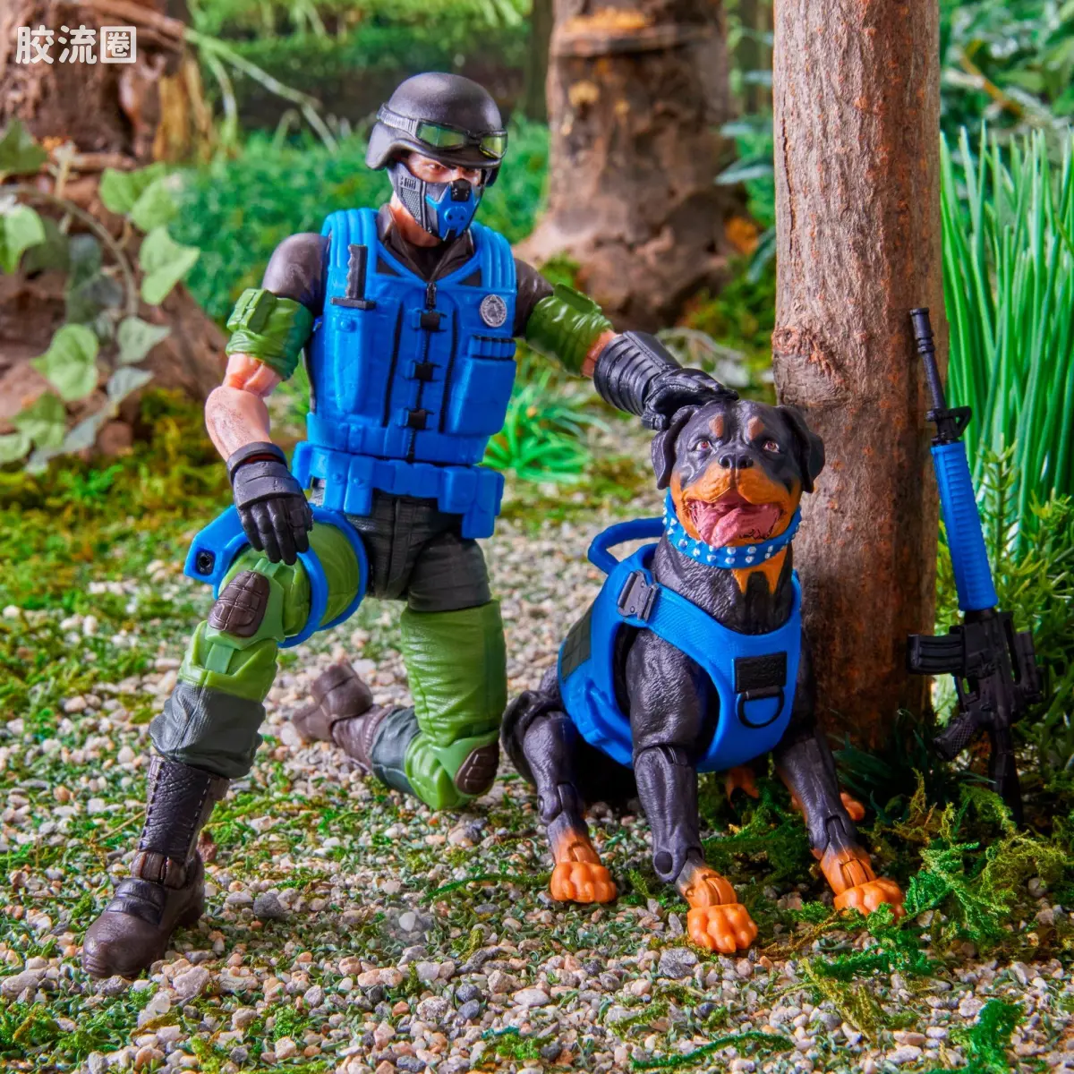 孩之宝 特种部队系列 机密系列 疯狂掠夺者 富特卢斯、马特与垃圾场（犬） - 图片
