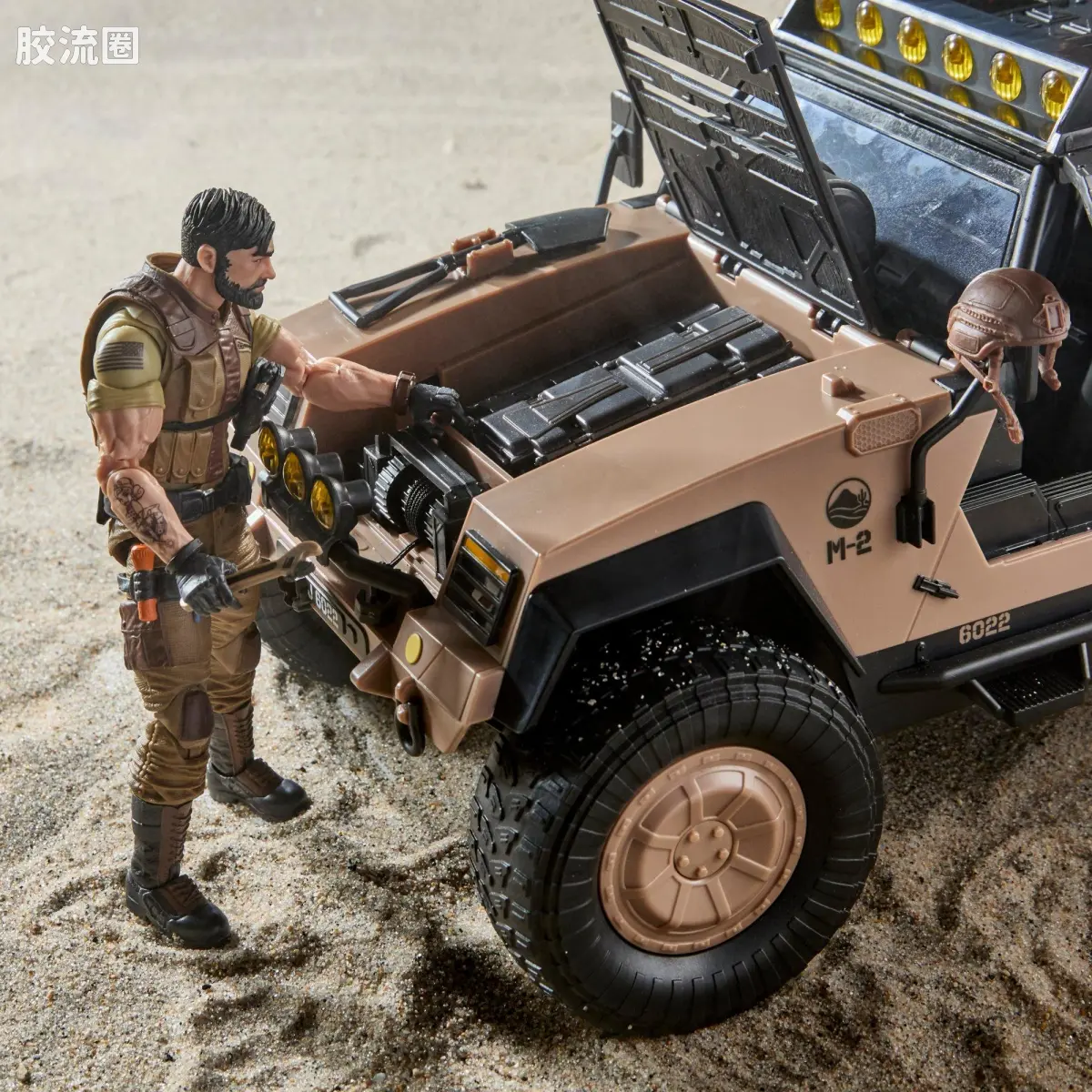 孩之宝 特种部队系列 机密 豪华版系列 克拉奇 & VAMP Mark II 突击车 - 图片