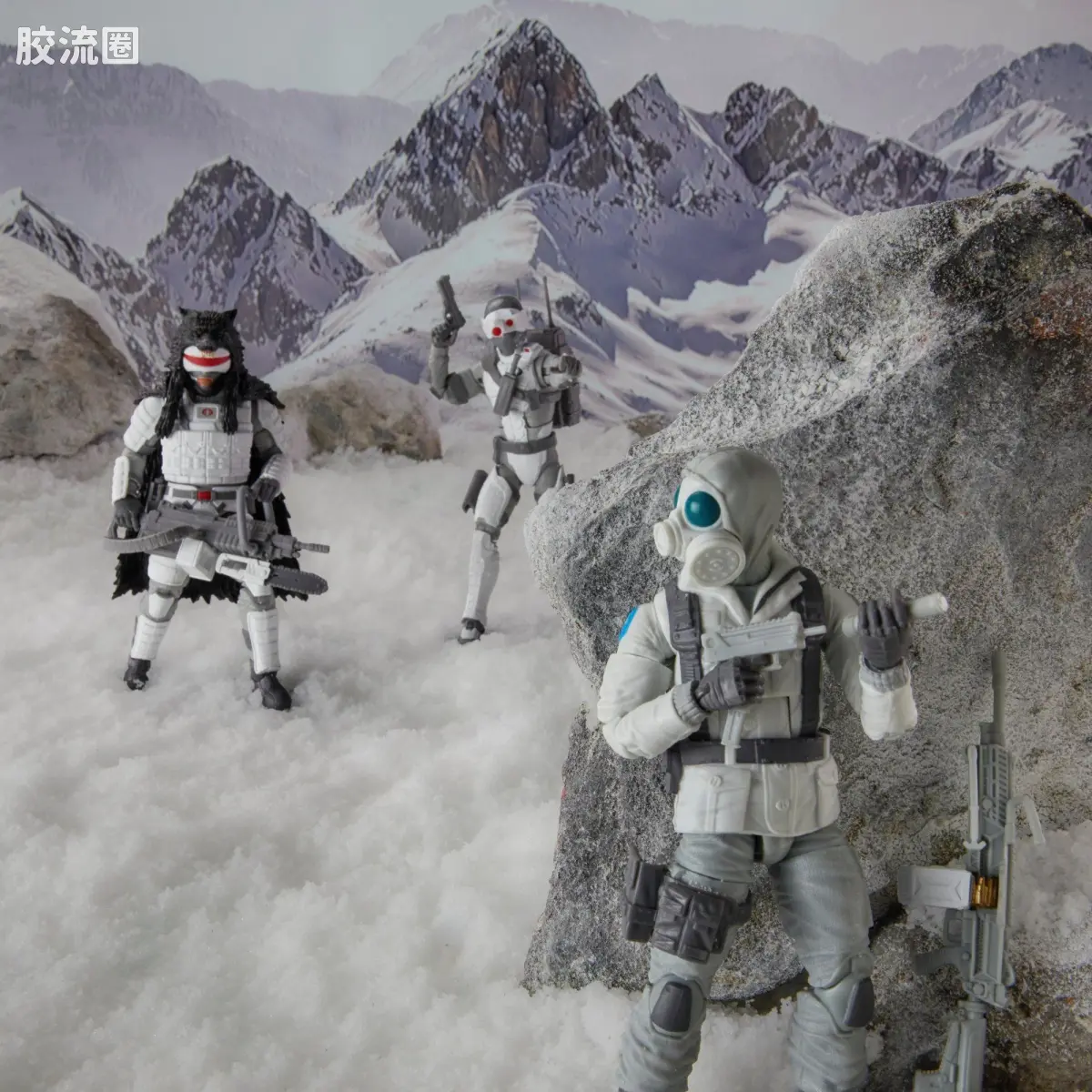 孩之宝 特种部队系列 机密系列 极地作战三人装 - 图片