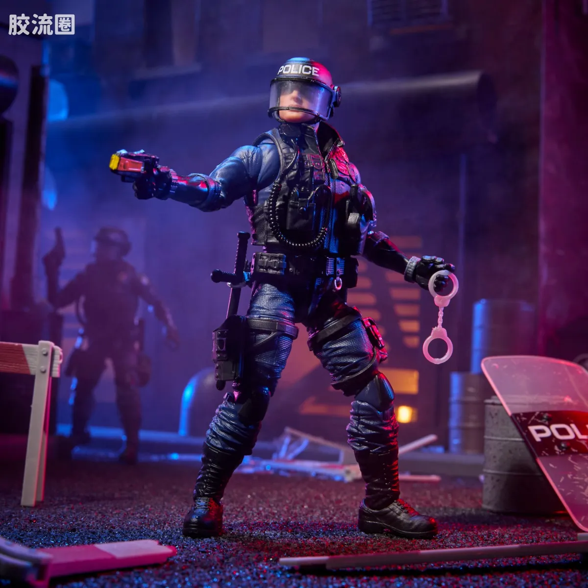 孩之宝 特种部队系列 机密系列 传承收藏 行动乔—警察紧急服务队（ESU） - 图片