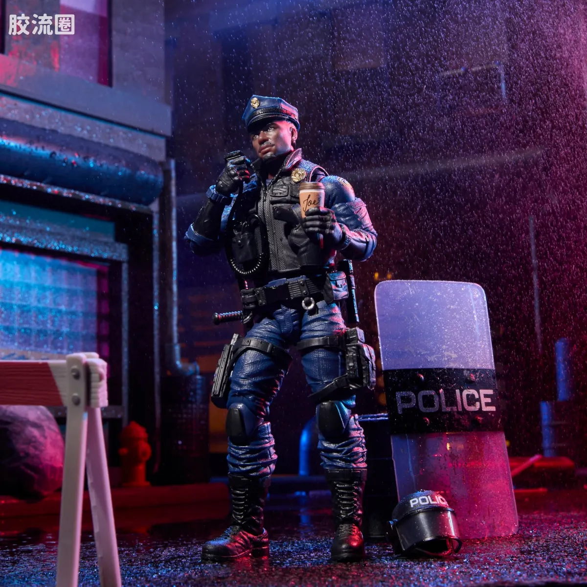孩之宝 特种部队系列 机密系列 传承收藏 行动乔—警察紧急服务队（ESU） - 图片