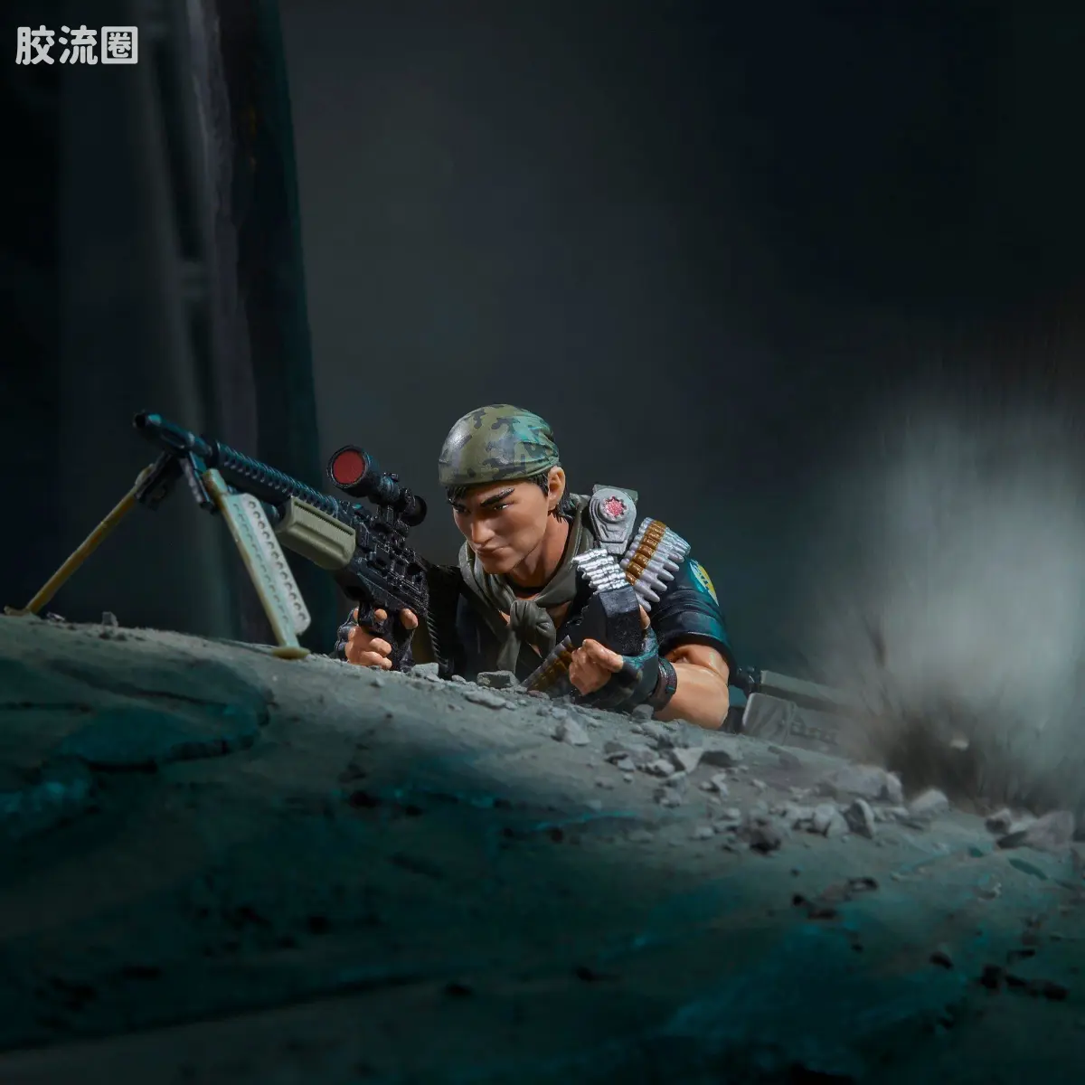 孩之宝 特种部队系列 夜袭部队 Night Force Tunnel Rat 夜袭队 渠沟鼠 - 图片