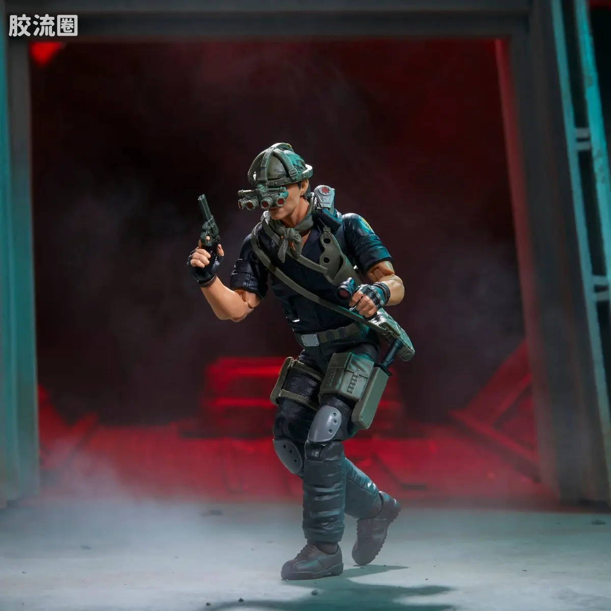 孩之宝 特种部队系列 夜袭部队 Night Force Tunnel Rat 夜袭队 渠沟鼠 - 图片