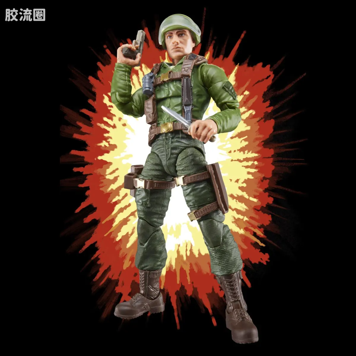 孩之宝 特种部队系列 机密复古系列 特种部队士兵 - 图片