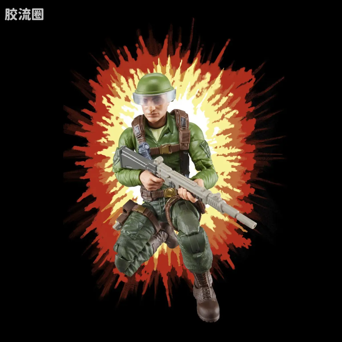 孩之宝 特种部队系列 机密复古系列 特种部队士兵 - 图片