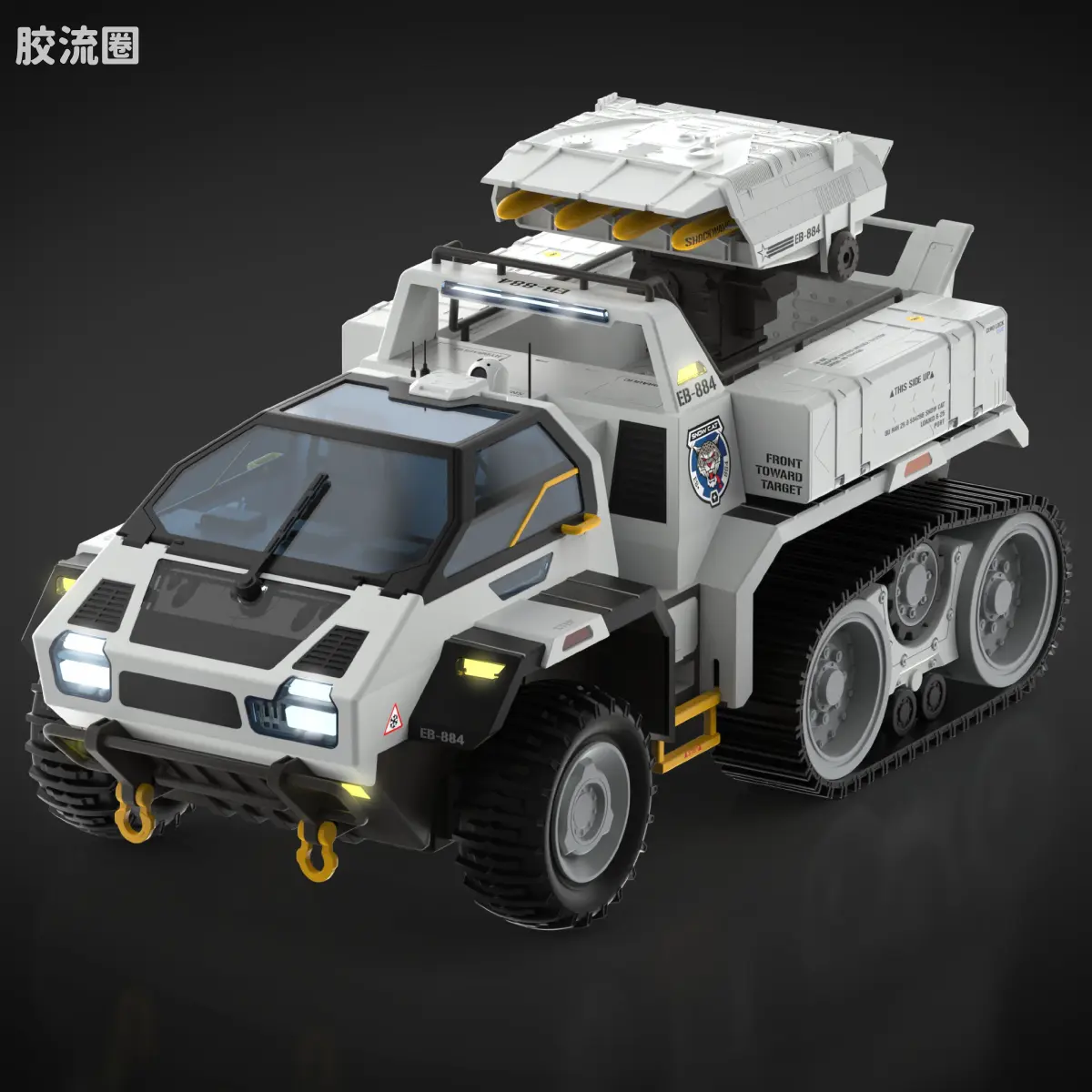 孩之宝 特种部队系列 机密 豪华版系列 雪地C.A.T.载具 及  冻伤 - 图片