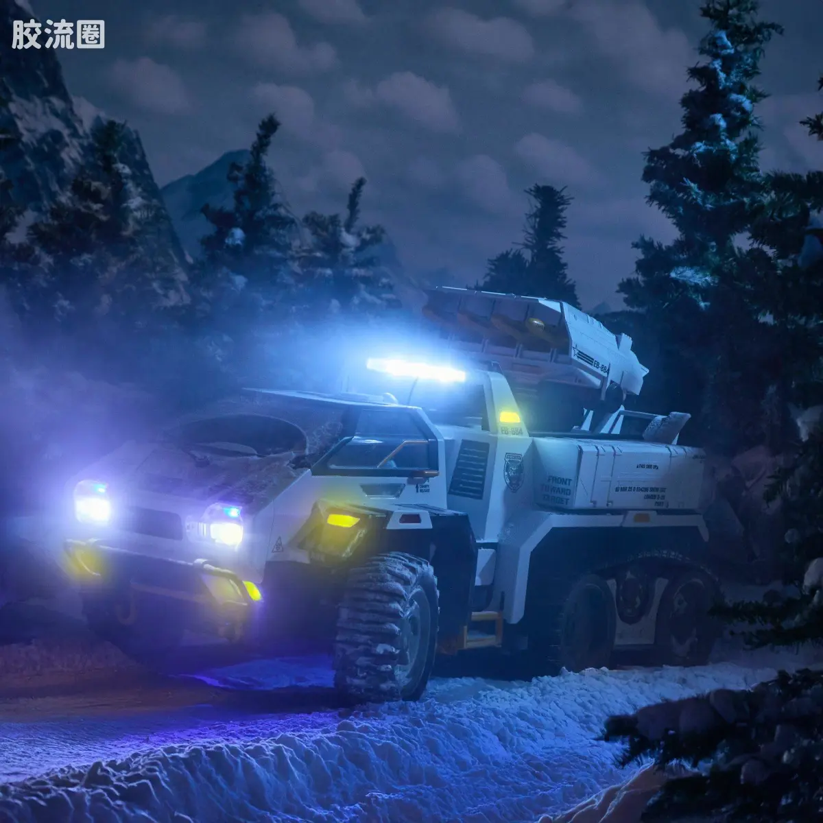 孩之宝 特种部队系列 机密 豪华版系列 雪地C.A.T.载具 及  冻伤 - 图片