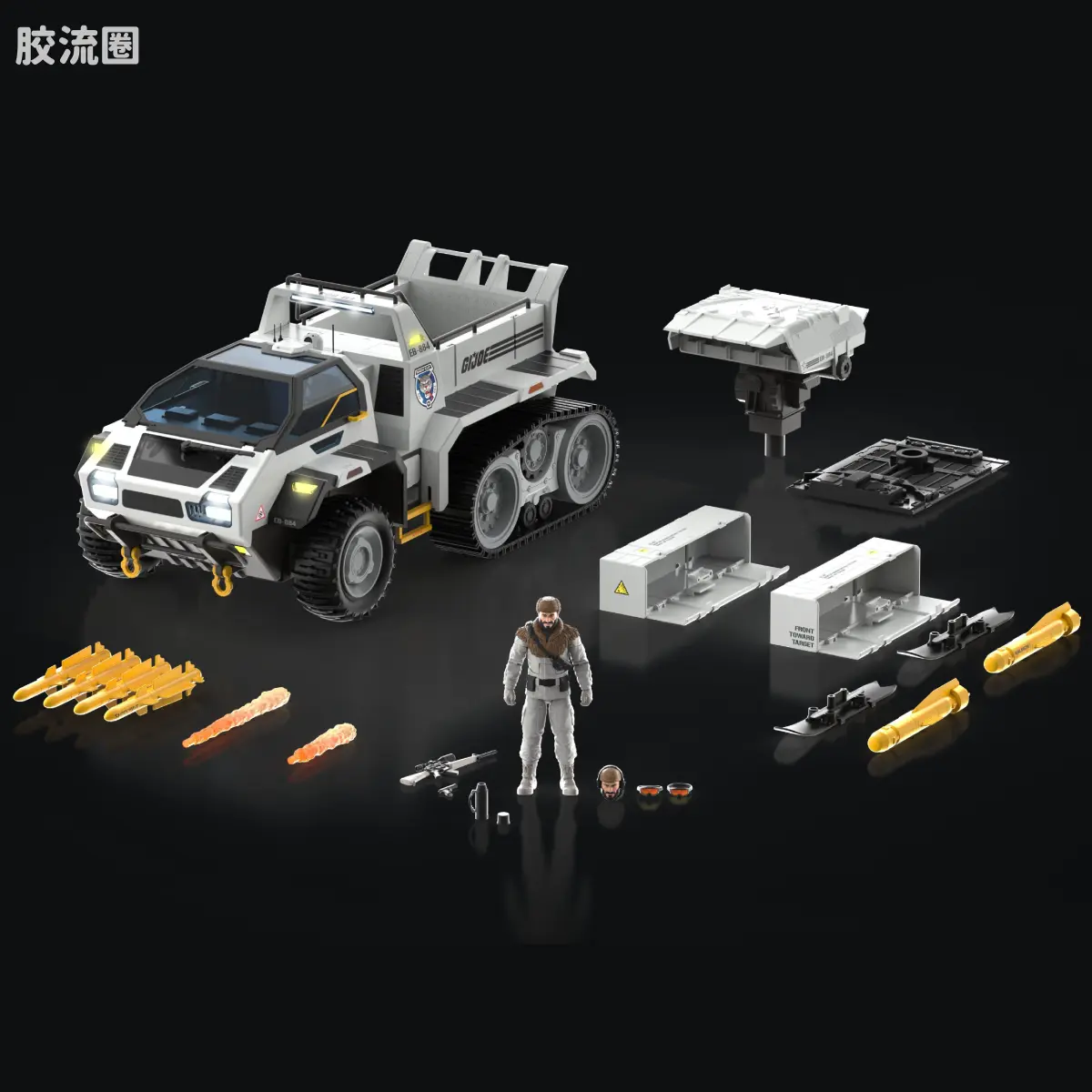 孩之宝 特种部队系列 机密 豪华版系列 雪地C.A.T.载具 及  冻伤 - 图片