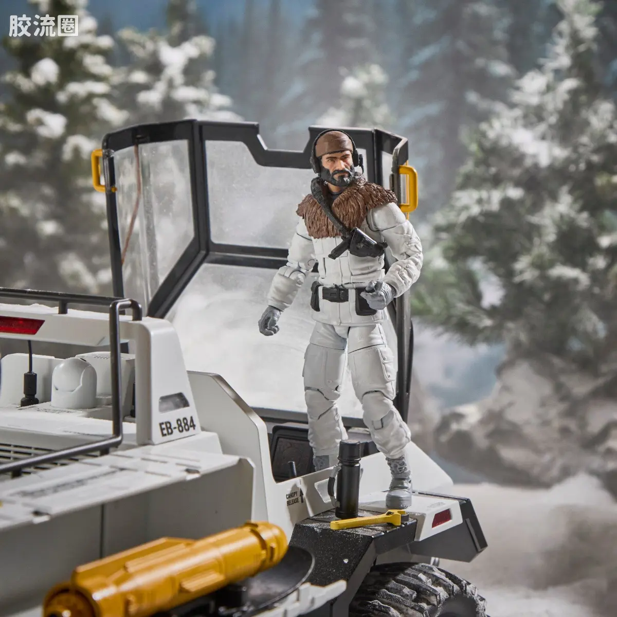 孩之宝 特种部队系列 机密 豪华版系列 雪地C.A.T.载具 及  冻伤 - 图片