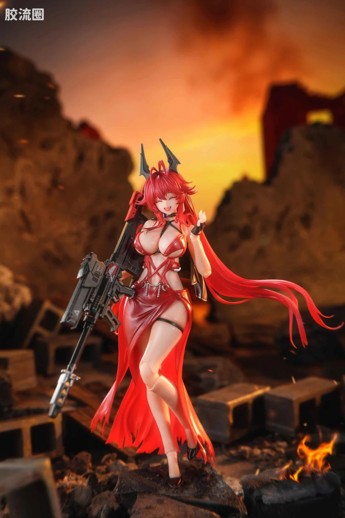 蜗之壳 综合手办 1/12可动成品系列 《胜利女神：妮姬》小红帽 - 图片