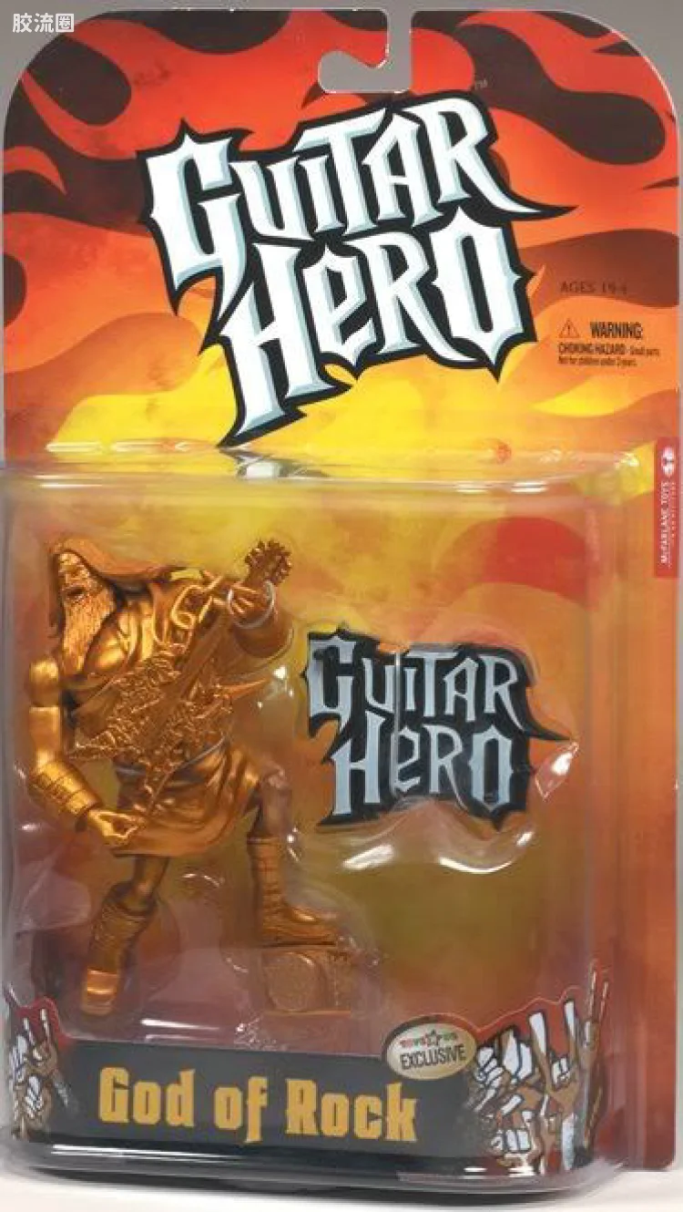 麦克法兰游戏与动画系列 吉他英雄 第一代 GOD OF ROCK (GOLD)
