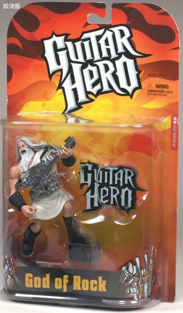 麦克法兰游戏与动画系列 吉他英雄 第一代 GOD OF ROCK (WHITE TOGA)