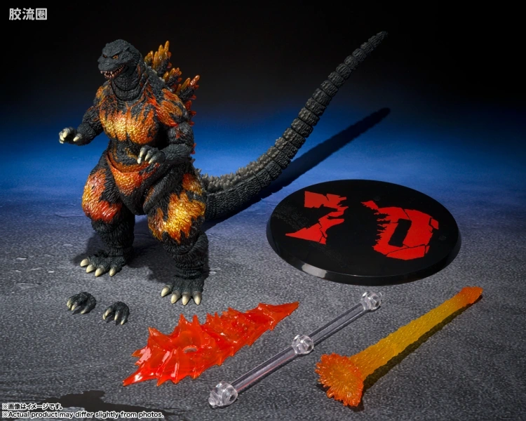 S.H.MonsterArts 普通版 哥斯拉(1995) 70周年特别纪念Ver. - 图片