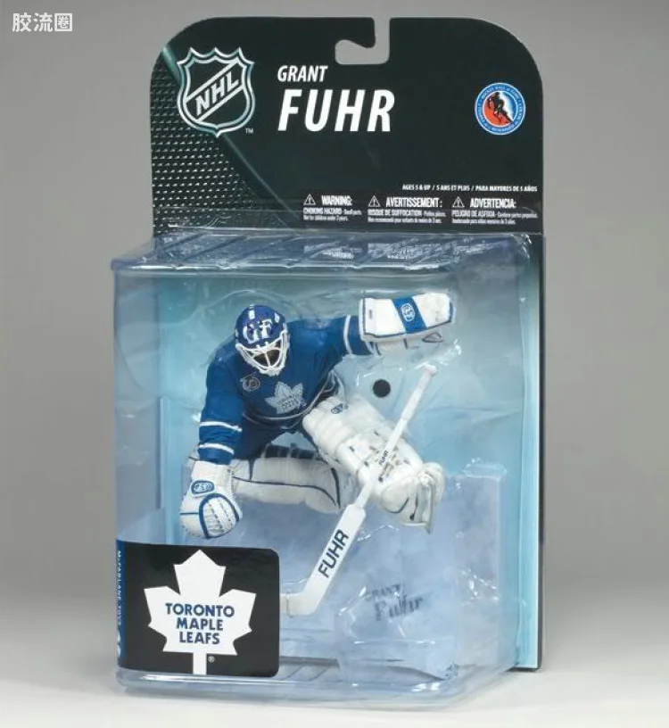 麦克法兰NHL冰球系列玩具 第19代 GRANT FUHR (TORONTO MAPLE LEAFS)