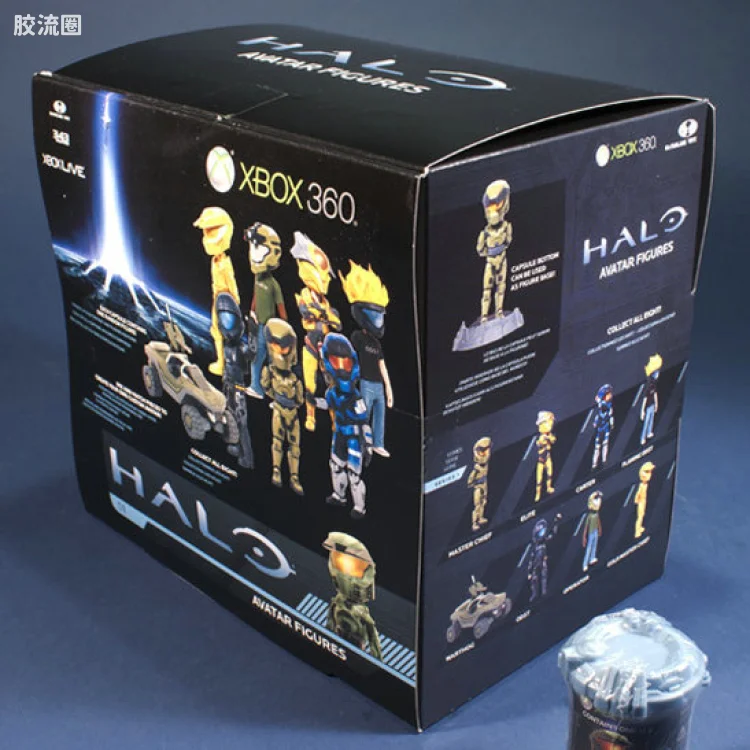 麦克法兰游戏与动画系列 XBOX LIVE AVATARS: HALO SERIES 1 GREEN OPERATOR HELMET & REACH T-SHIRT