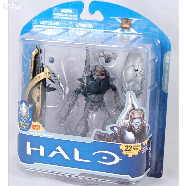 麦克法兰游戏与动画系列 HALO: ANNIVERSARY SERIES 1 GRUNT (BLACK) (HALO 3)