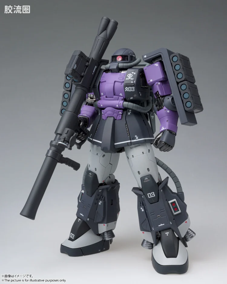 GUNDAM FIX FIGURATION GUNDAM FIX FIGURATION METAL COMPOSITE系列 高机动扎古II 黑色三连星专用机 - 图片