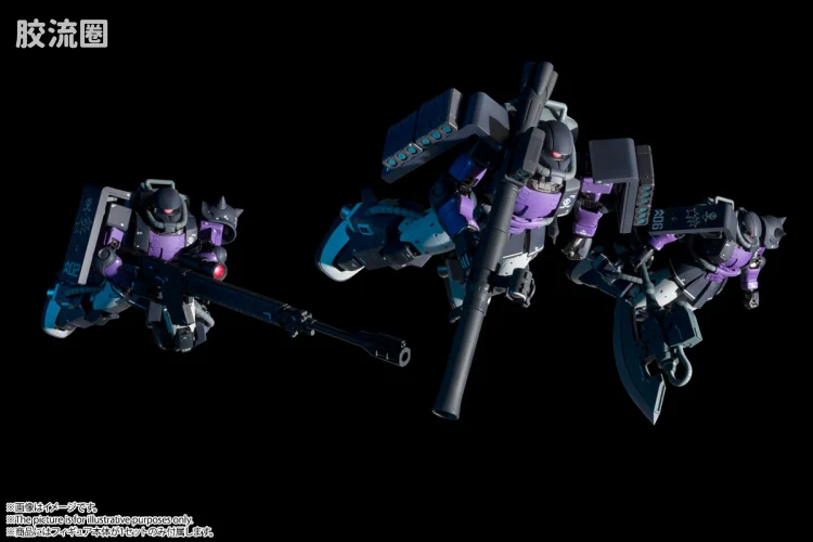 GUNDAM FIX FIGURATION GUNDAM FIX FIGURATION METAL COMPOSITE系列 高机动扎古II 黑色三连星专用机 - 图片