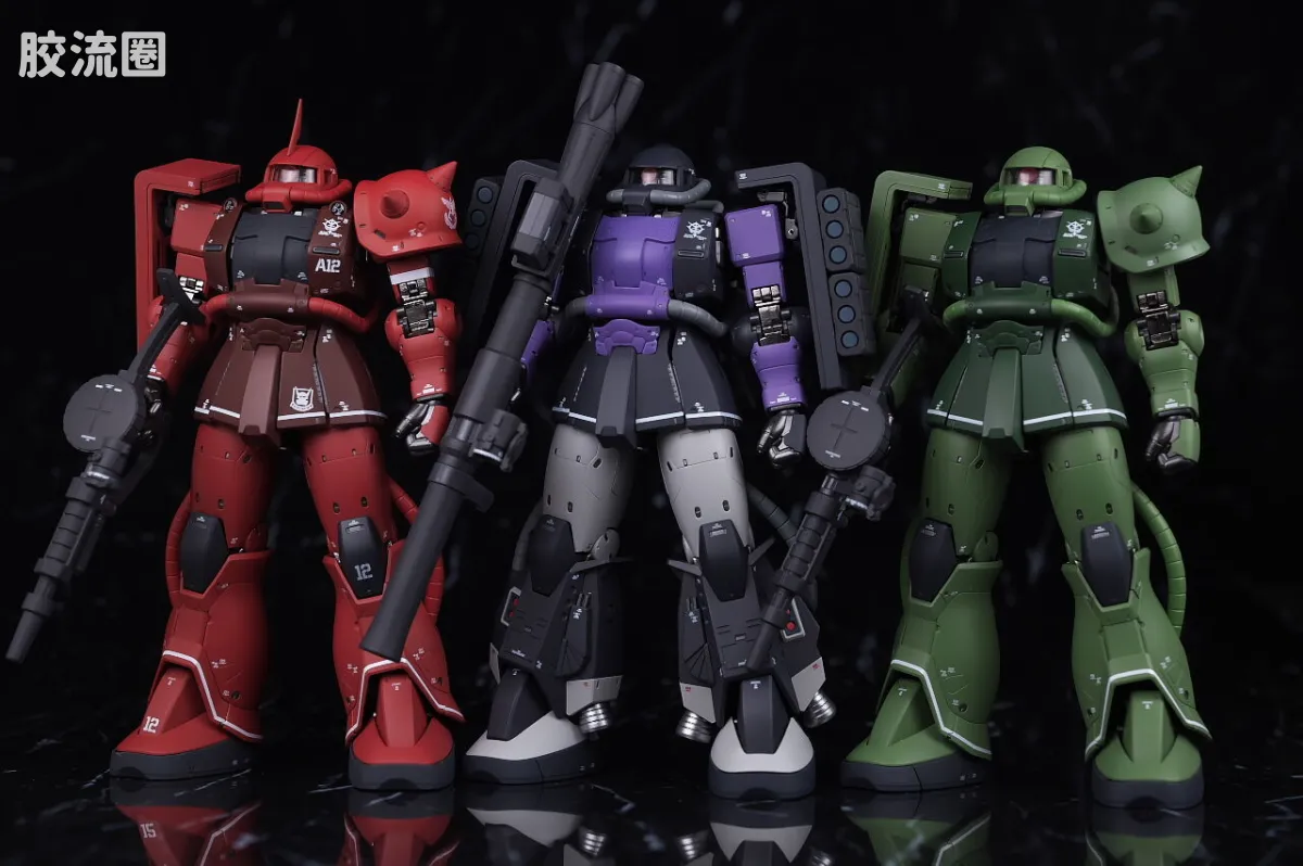 GUNDAM FIX FIGURATION GUNDAM FIX FIGURATION METAL COMPOSITE系列 高机动扎古II 黑色三连星专用机 - 图片